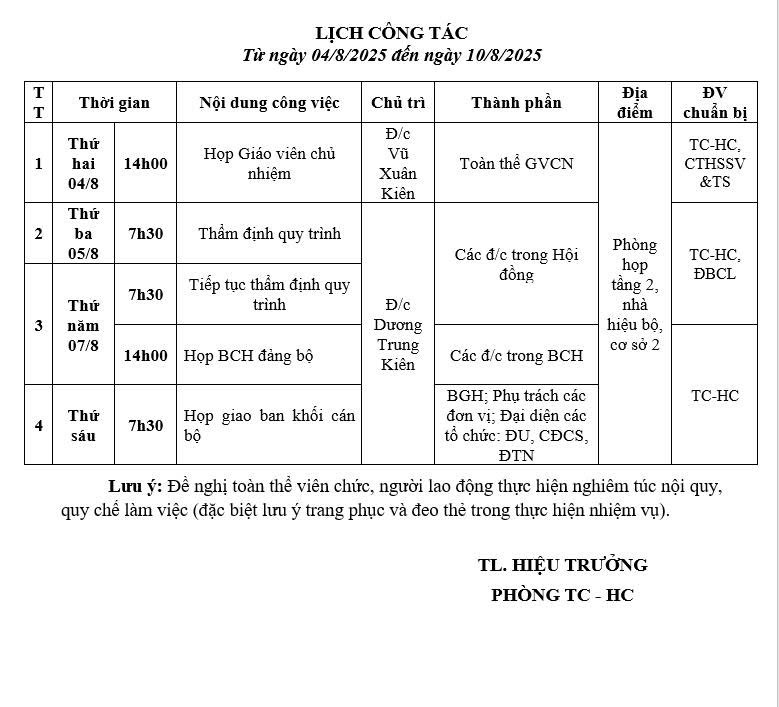 lịch tuần 4.8.258