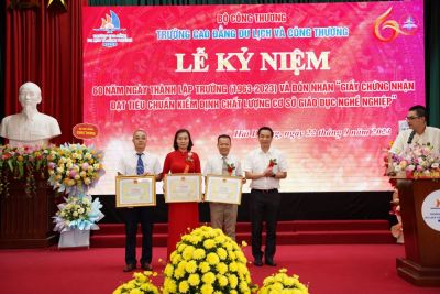 ẤN TƯỢNG LỄ KỶ NIỆM 60 NĂM TH&Agrave;NH LẬP TRƯỜNG CAO ĐẲNG DU LỊCH V&Agrave; C&Ocirc;NG THƯƠNG